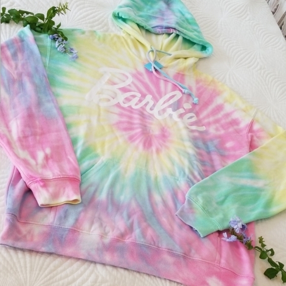 tie dye barbie hoodie